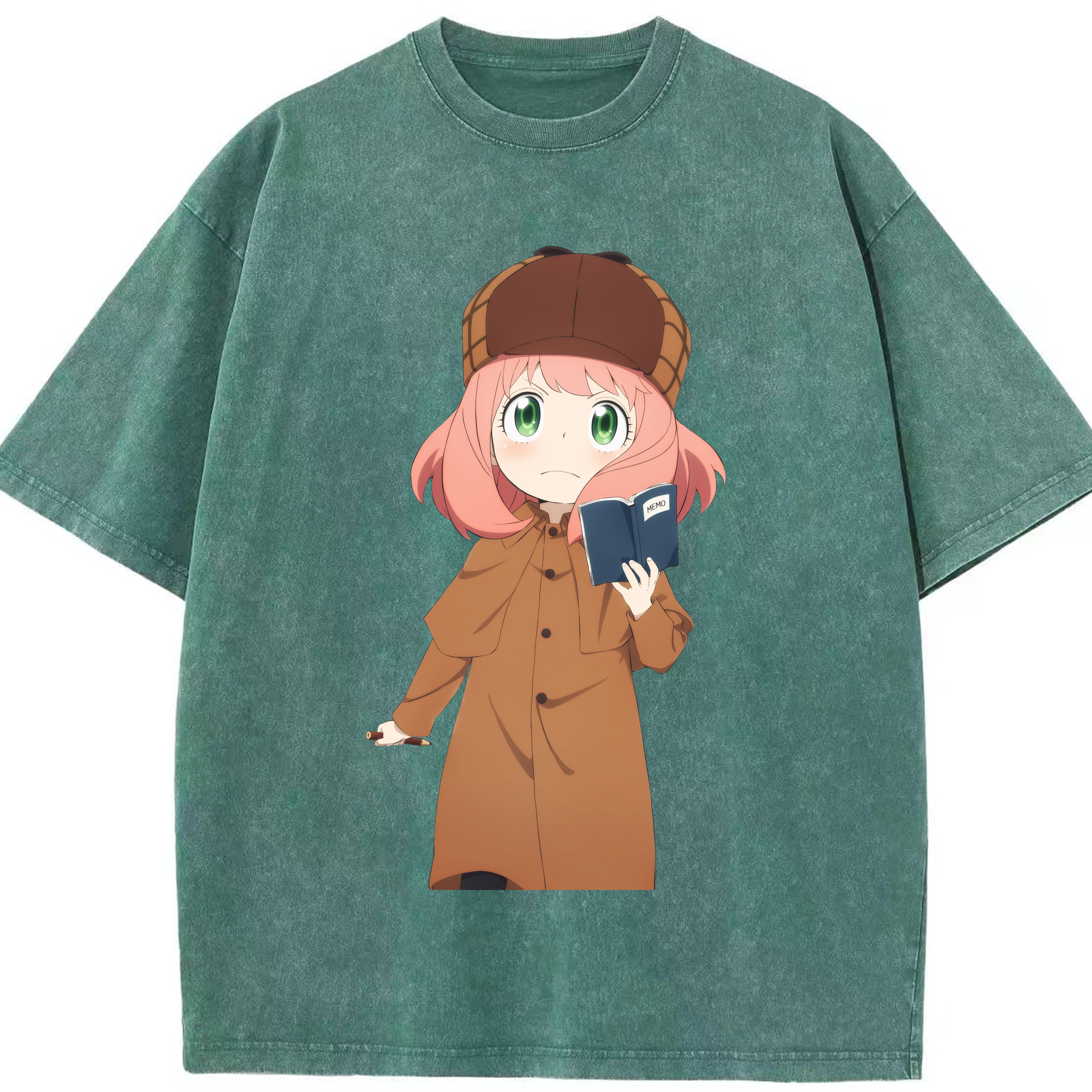 （画像用） SPY×FAMILY间谍家家酒 綿100% ヴィンテージ風 半袖Tシャツ（フロントプリント）